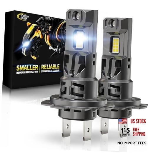 Bulb Auxiliary Fog Lamp No Adapter Required, 1:1 Size with Silent Cooling H7ll