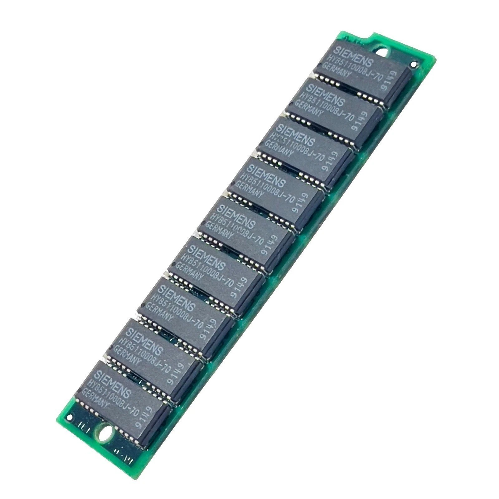 Siemens HYM91000S-70 1MB 30-Pin SIMM Parity DRAM HYB511000BJ-70 Vintage 386 RAM