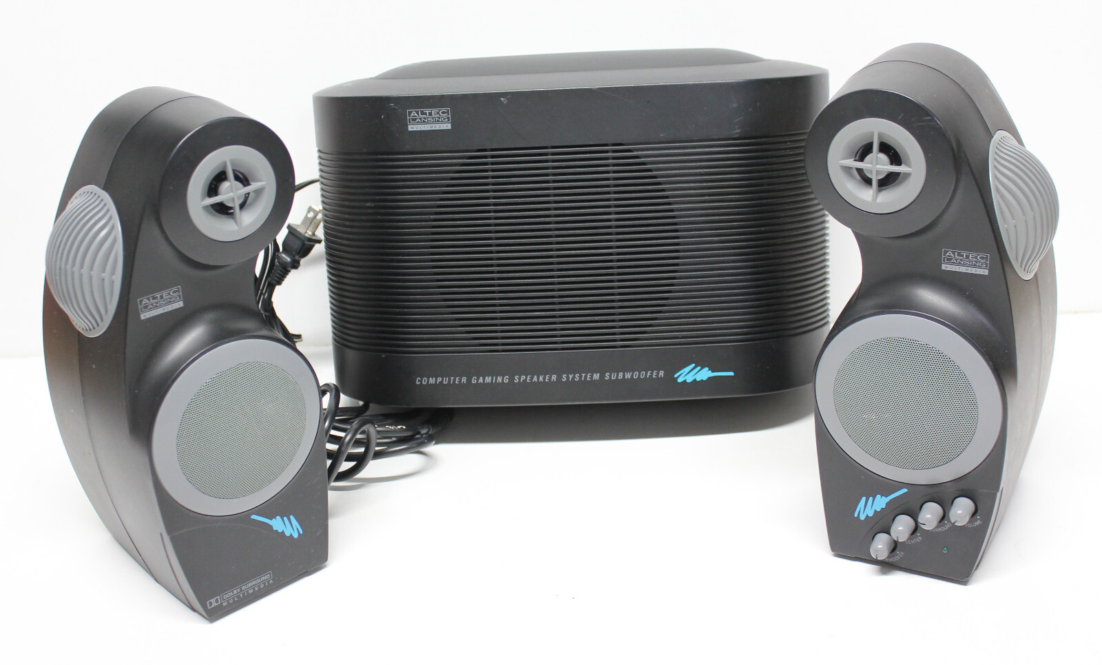 Altec Lansing Computer System w Sub Subwoofer ACS 160 w/ ACS 55 Speakers