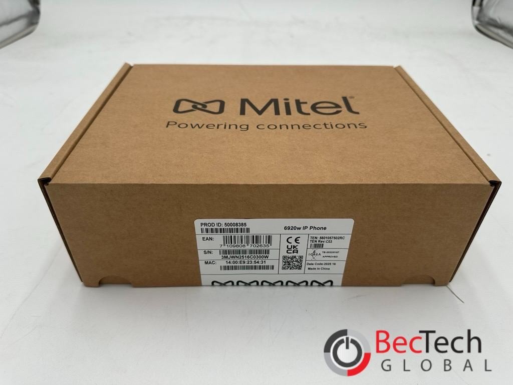 Mitel 6920W IP Phone New Sealed - 50008385