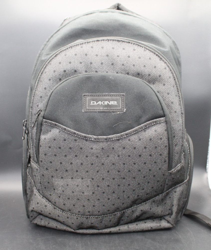Dakine Black Laptop Backpack Padded Sleeve Multi Pocket Excellent Condition