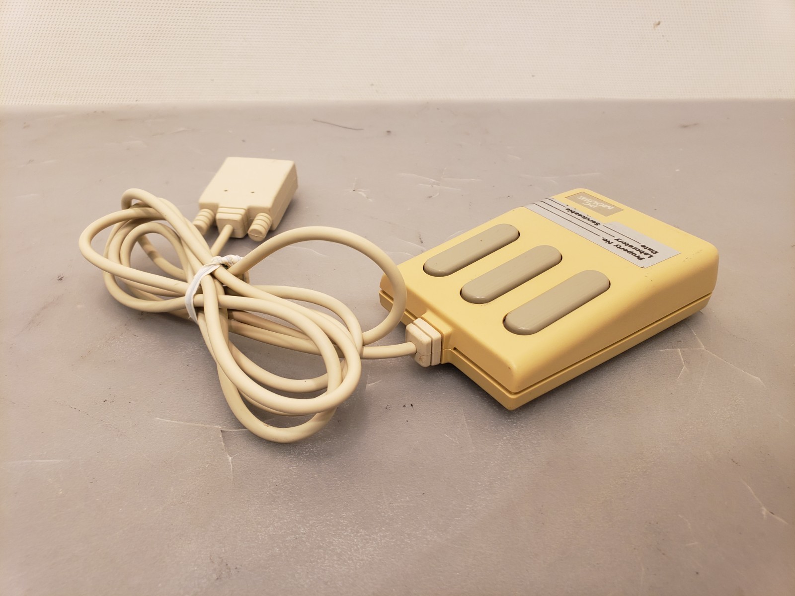 Vintage Retro Mouse Systems M4 3 Button Serial Mouse 401391-001/G MSC Technologi