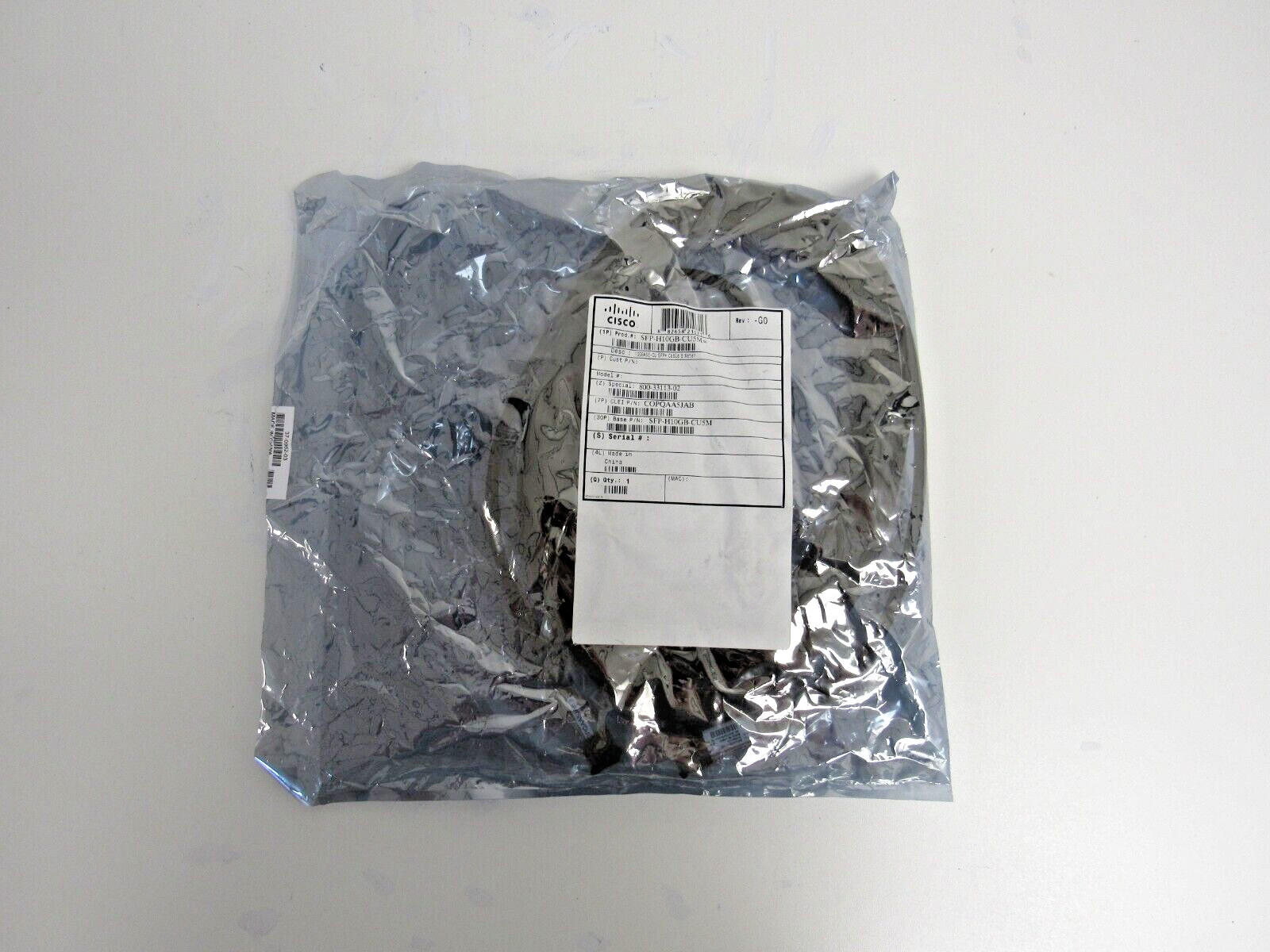 Cisco SFP-H10GB-CU5M 10GBase-CU SFP+ 5m Cable     46-4
