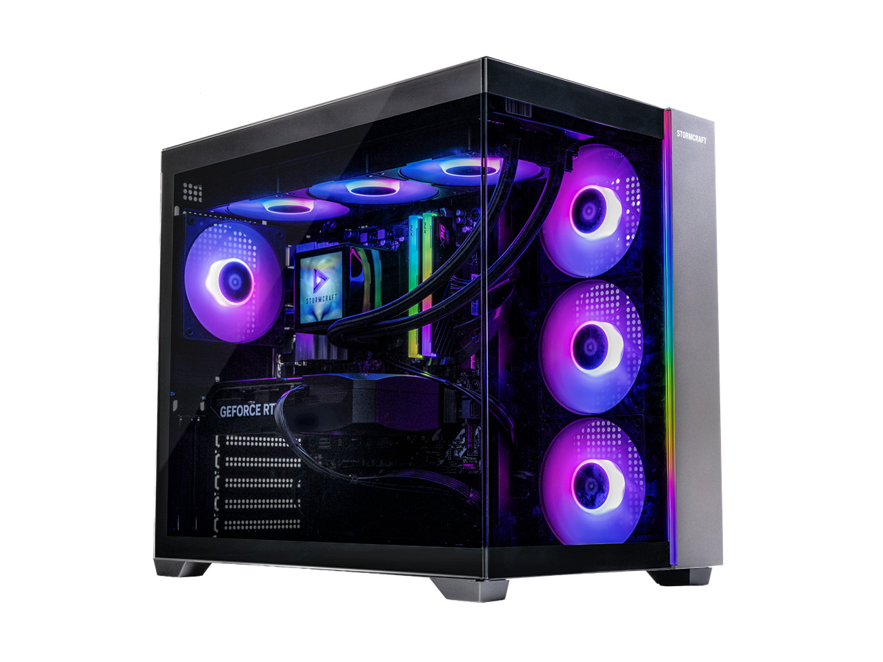 STORMCRAFT FALCON Gaming PC AMD Ryzen 7 7800X3D  NVIDIA GeForce RTX 5070 - AI