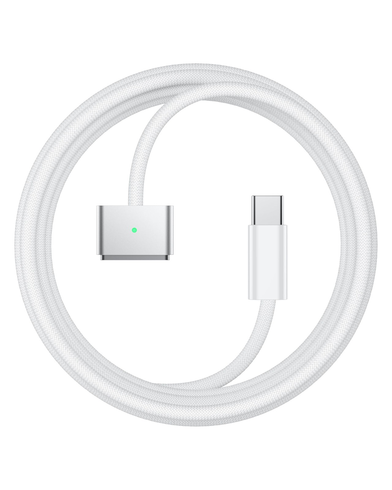 Stouchi 6ft USB-C to Magnetic 3 Cable, 140W Fast Charging for 6ft, White 