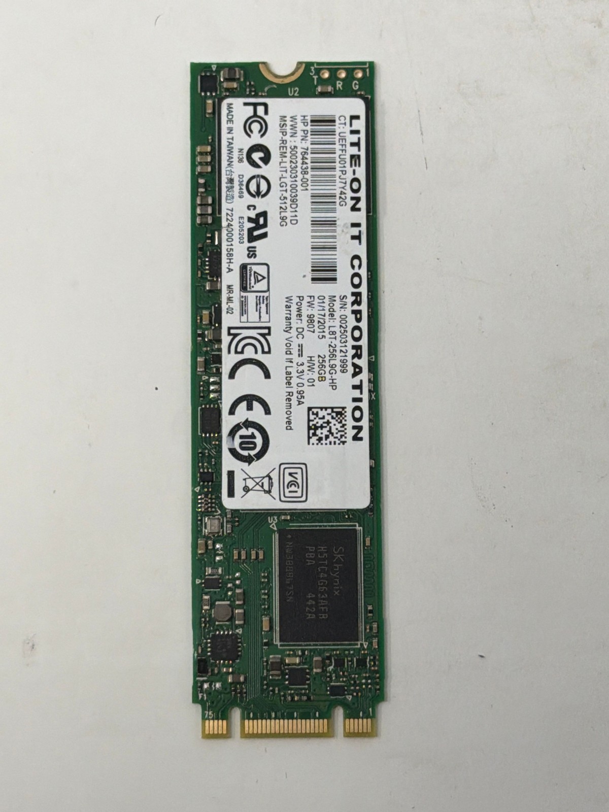 Lite-On L8T-256L9-HP 256GB NVMe SSD Grade B