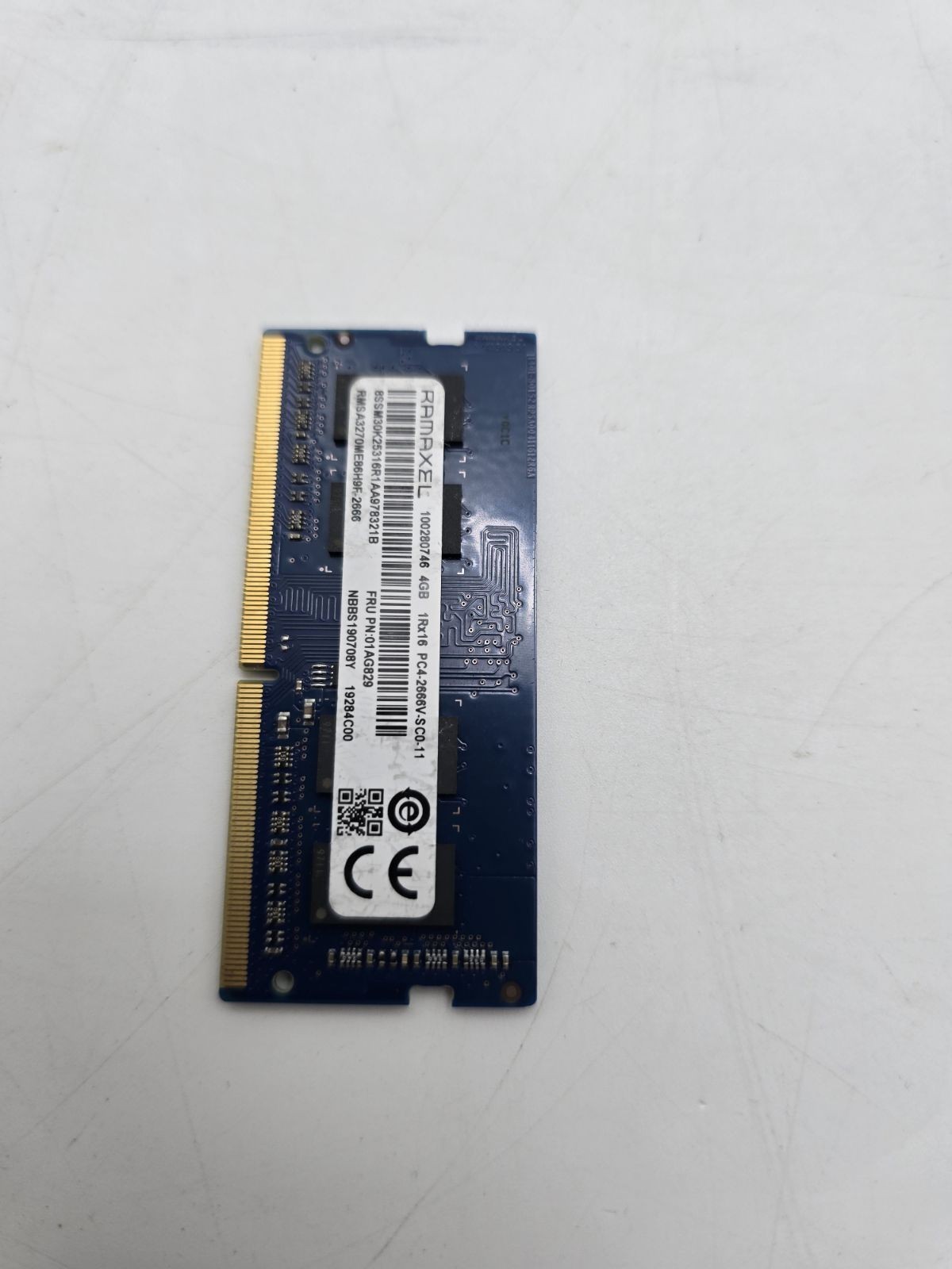 BLUE - RAMAXEL 4GB DDR4 2666MHZ PC4-2666V SO-DIMM LAPTOP RAM