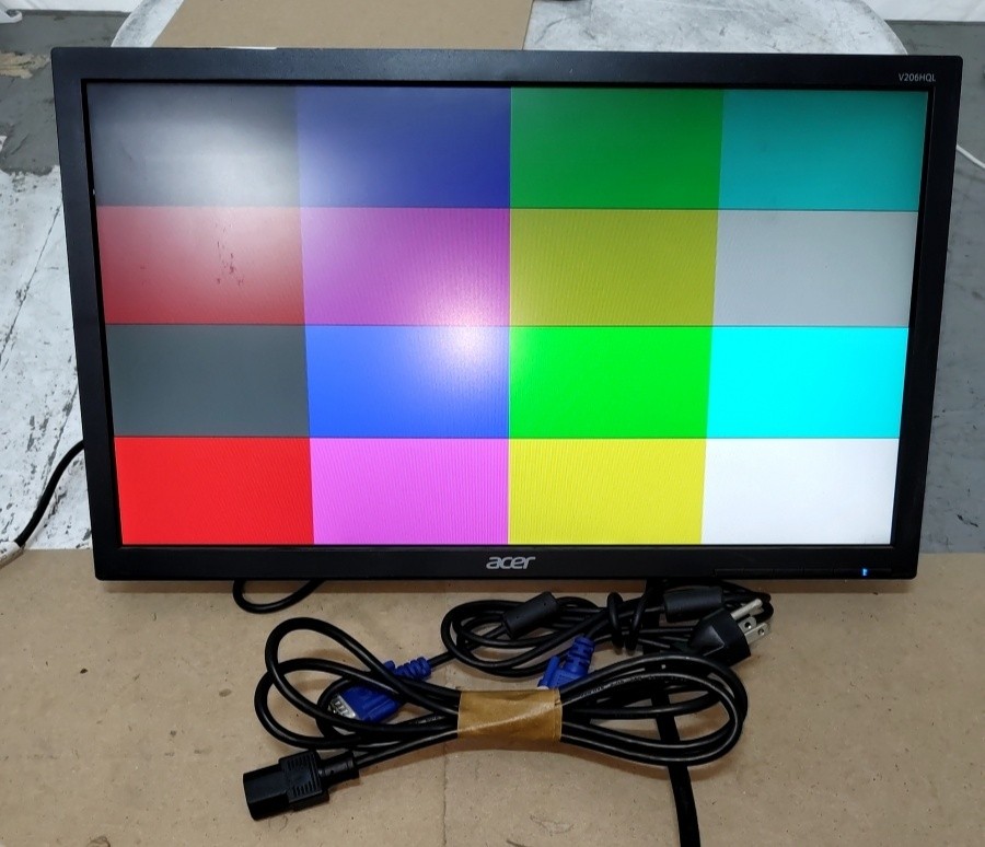 ACER v206hql UM.IV6AA.A02 LCD Monitor 19.5" Grade C VGA DVI NO BASE SEE NOTES