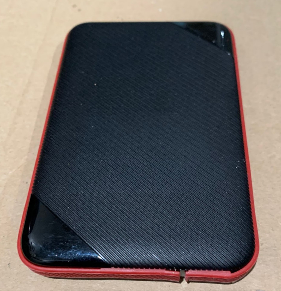 Silicon Power Armor A62 1TB USB Portable Hard Drive - red banding