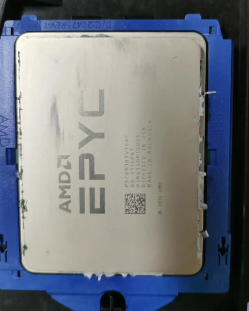 AMD EPYC 7601 2.2GHz 32-Core 64-Thread LGA4094 SP3 CPU Processor unlocked