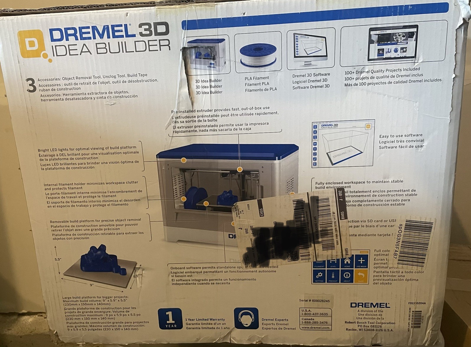 Dremel 3D20-01 Idea Builder 3D Printer