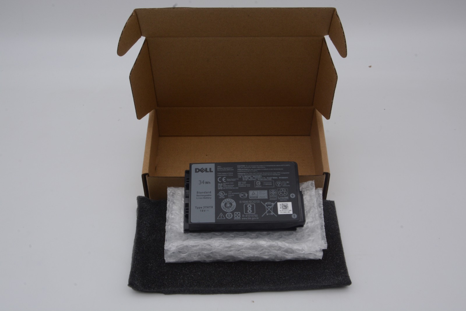 New Genuine 34Wh J7HTX Battery Dell Latitude 12 7212,12 7202 Rugged Tablet OEM