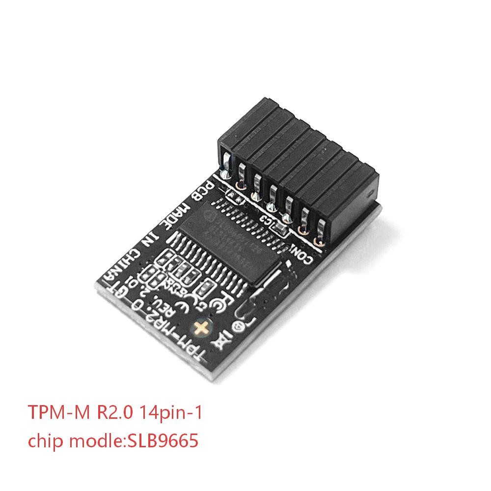 TPM-M R2.0 14pinLPC SLB9665 Security Module for ASUS ROG RAMPAGE V EDITION 10 US