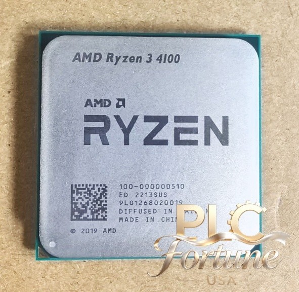 Used AMD Ryzen 3 4100 R3-4100 4-Core 3.8GHz Socket AM4 65W Desktop CPU Processor