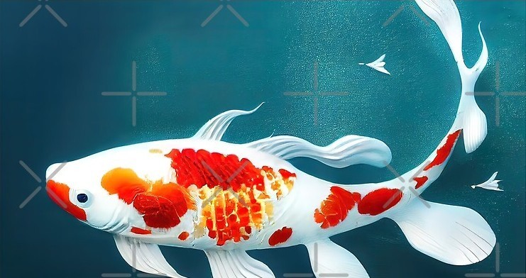 🐠Japan Koi Fish Nishikigoi Desk Mat 80x40cm/31in x 15in Desk Pad deskmat merch