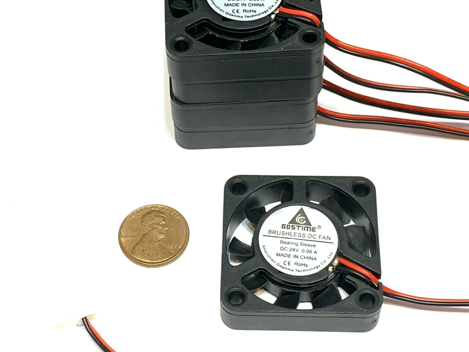 5 Pieces Fan Gdstime 24v 2pin 4cm computer fan cooling 40mm box fan b20