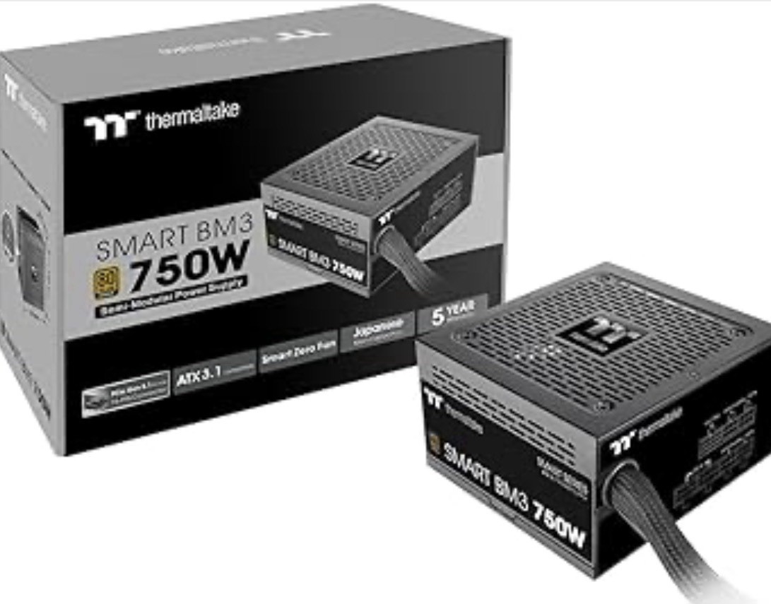 Thermaltake 750W GF1(2024) Fully Modular ATX Power Supply - 80 PLUS Gold PSU