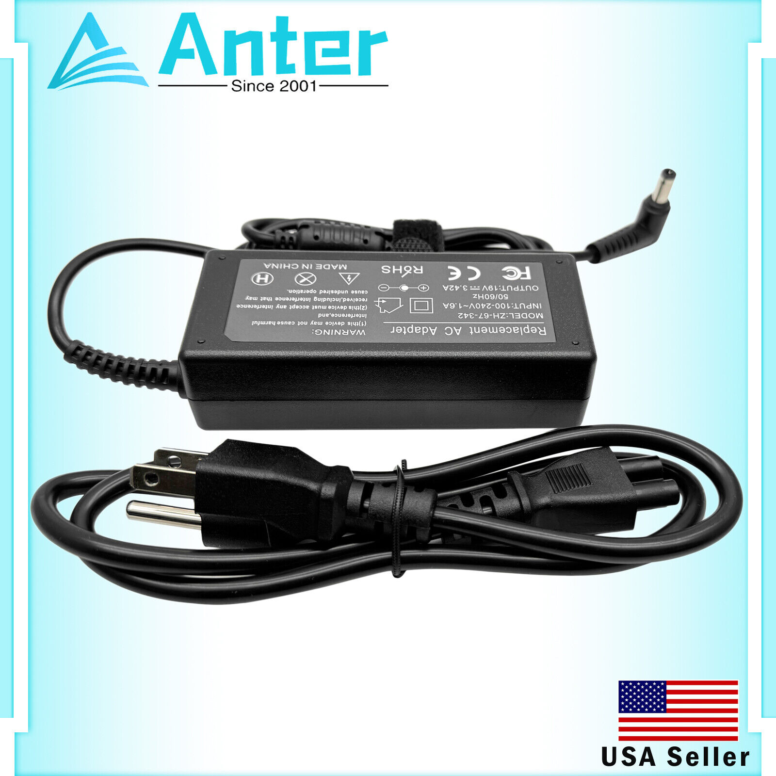 65W AC Power Adapter Charger Cord For Asus X751M X751MA X751L X751LX X751LAV