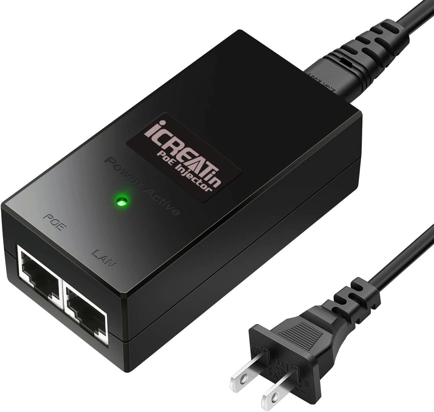 24V Gigabit POE Injector, 1A Passive Adapter for Ubiquiti & Mikrotik Devices
