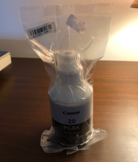 Canon GI-20 PGBK Black Ink Refill Bottle – 170ml SEALED Made in Japan  Genuine