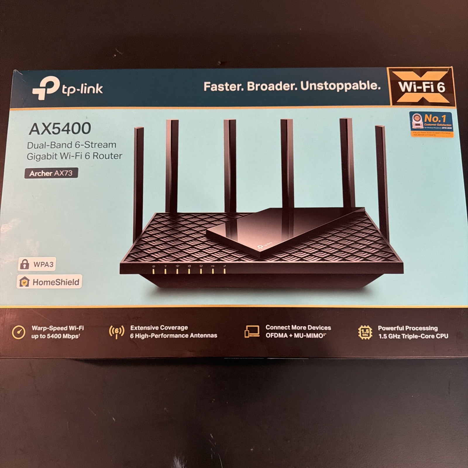 TP-LINK Archer AXE75 AX5400 4 Port 5378 Mbps Wireless Router