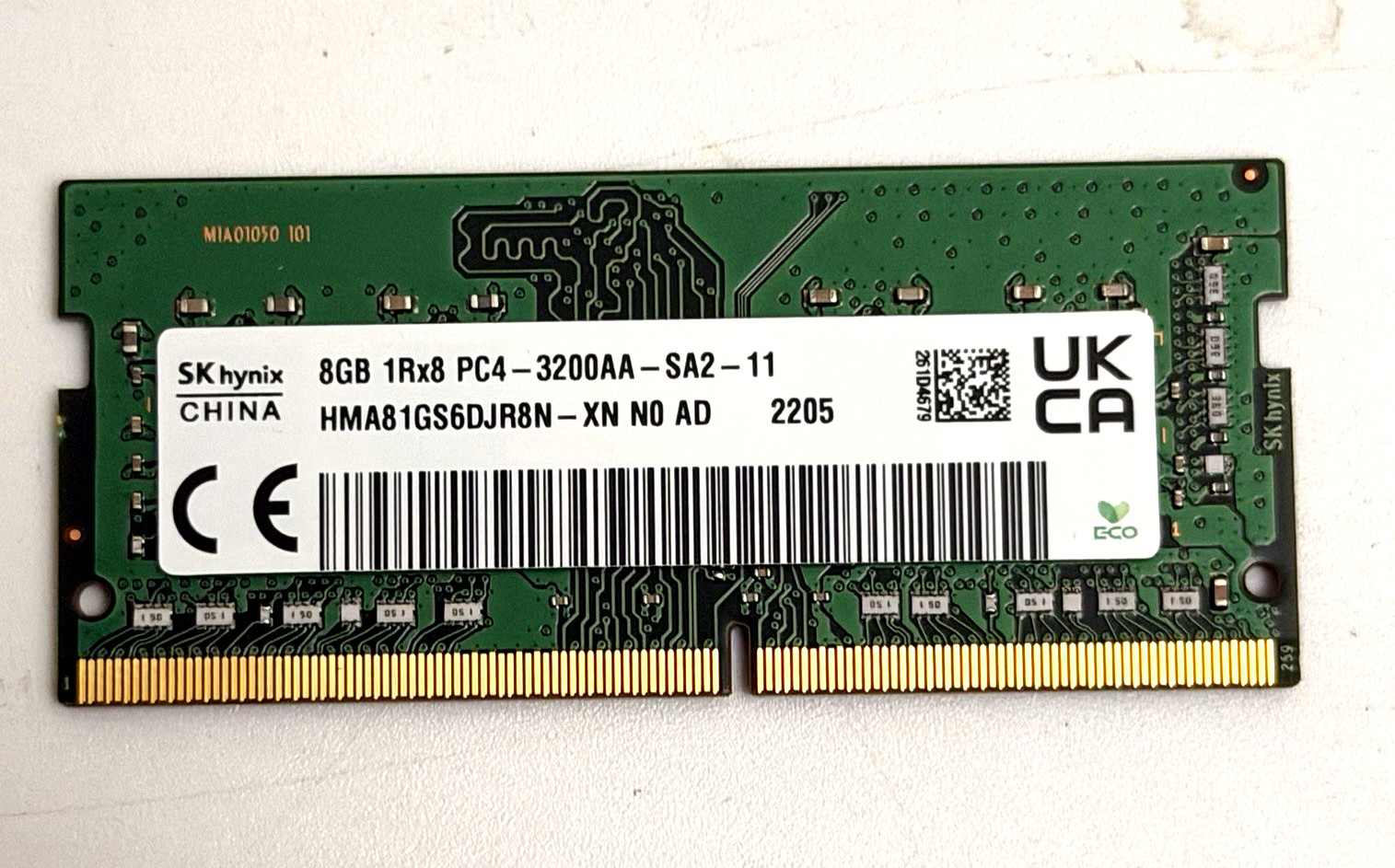 SK hynix 8GB DDR4 3200MHz PC4-25600 SO-DIMM RAM HMA81GS6DJR8N-XN Tested