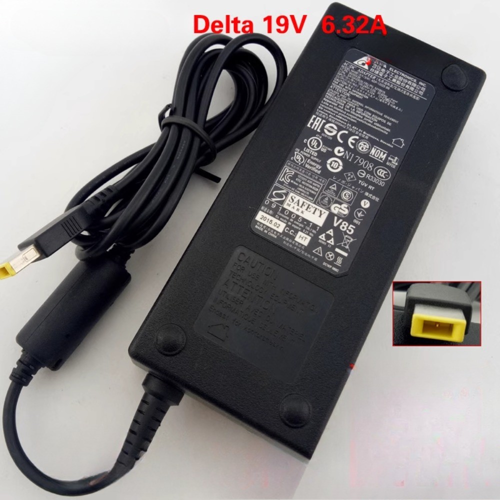 Delta 120W 19V 6.32A Charger ADP-120ZB BB AC Adapter Power Supply for Lenovo