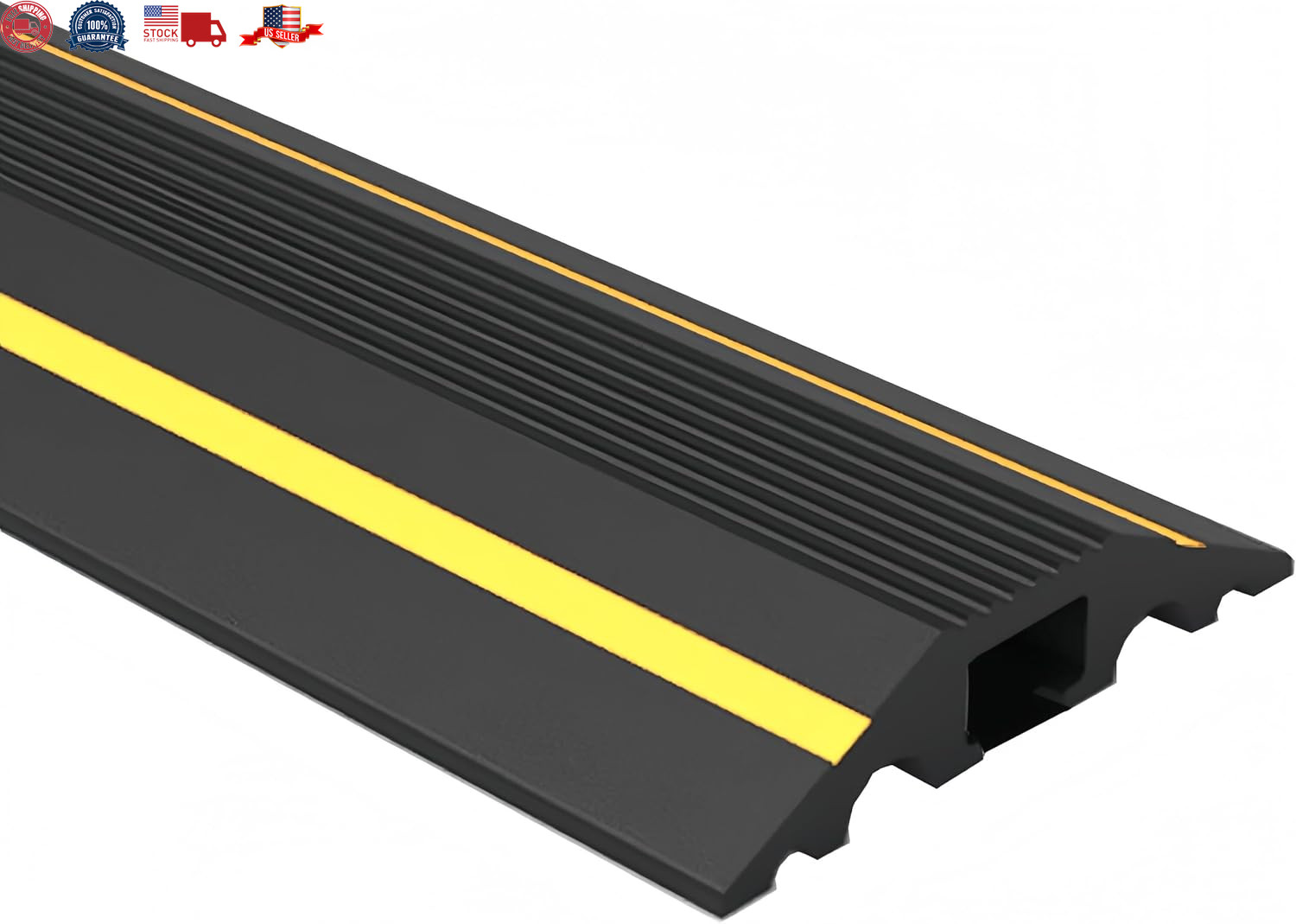 6FT Heavy Duty Cord Cover Floor,Thicker Floor Cable Cover to Organize and