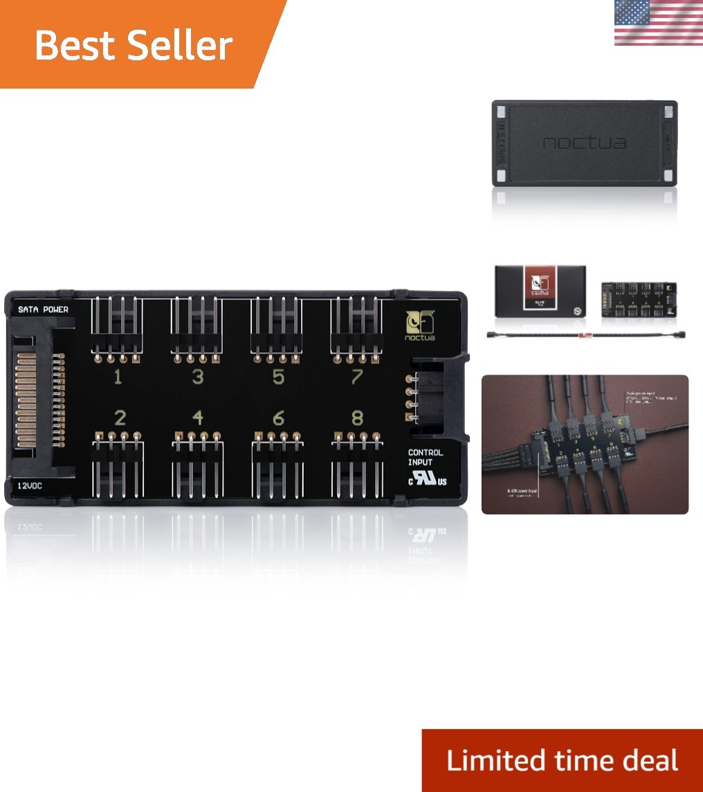 Efficient 8 Channel Fan Controller for Enhanced Desktop Cooling Solutions