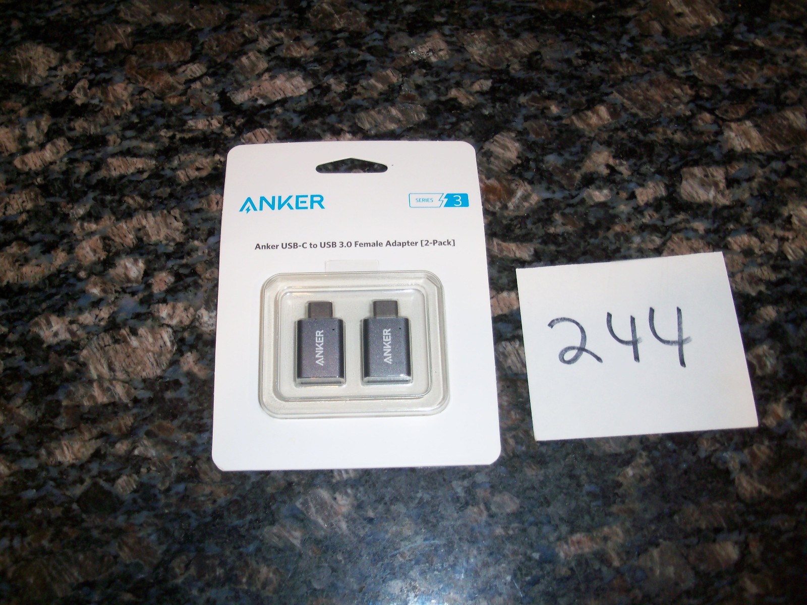 NEW IN PACKAGE 2 Pack Anker Type C Adapter USB-C to USB 3.0 Female Port Adapter