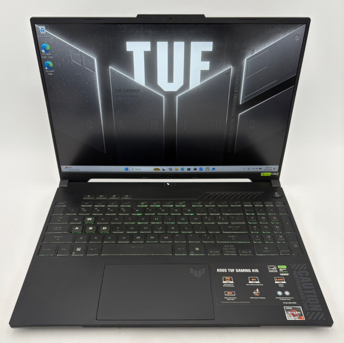 ASUS TUF Gaming A16 FA607NUG 16" Ryzen 7 7445HS 16GB RTX 4050 SSD W11 Pro
