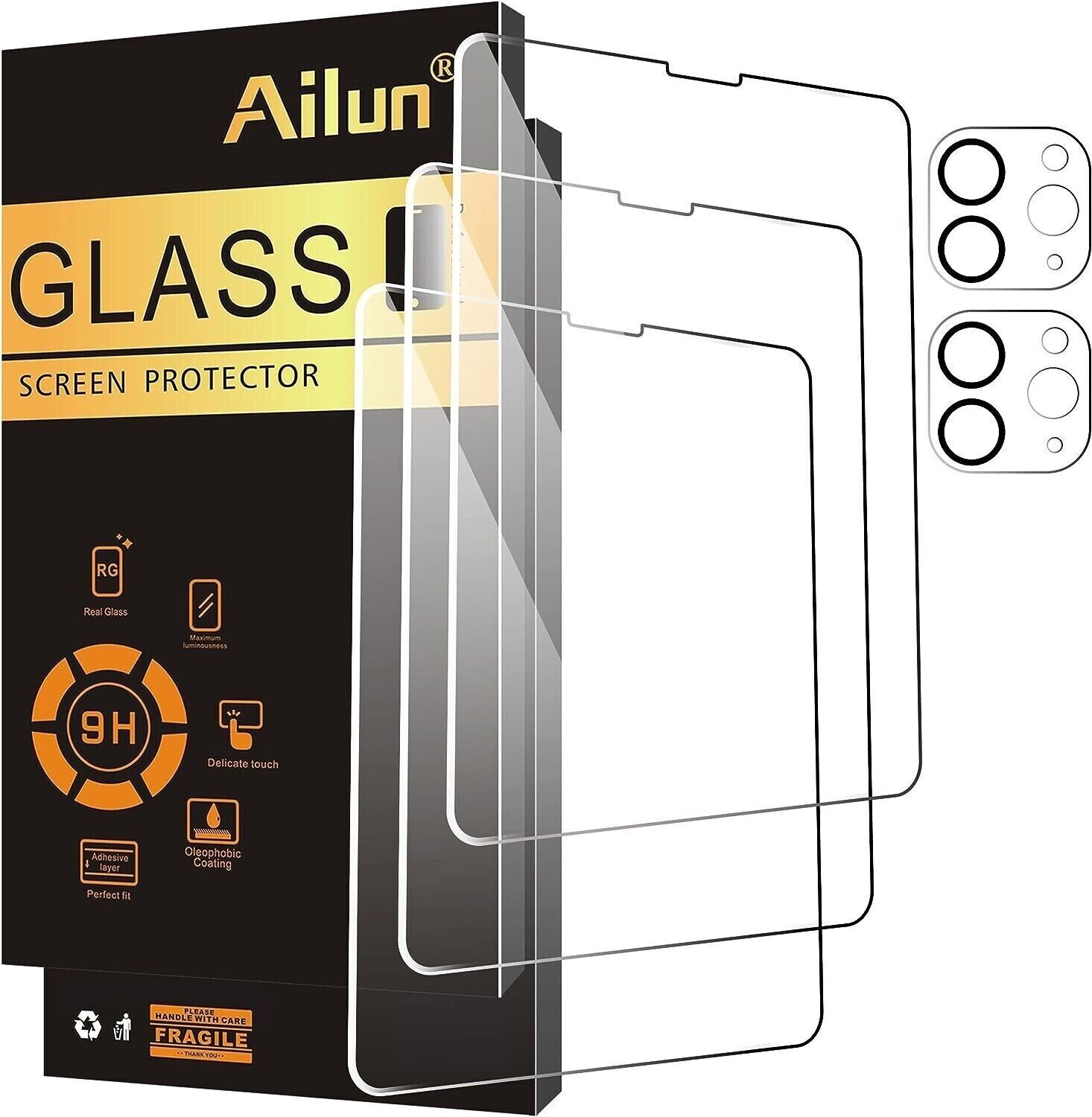 Ailun Screen Protector iPad Pro 11 in 2022/2021/2020 4th/3rd/2nd Gen 3+2 pack