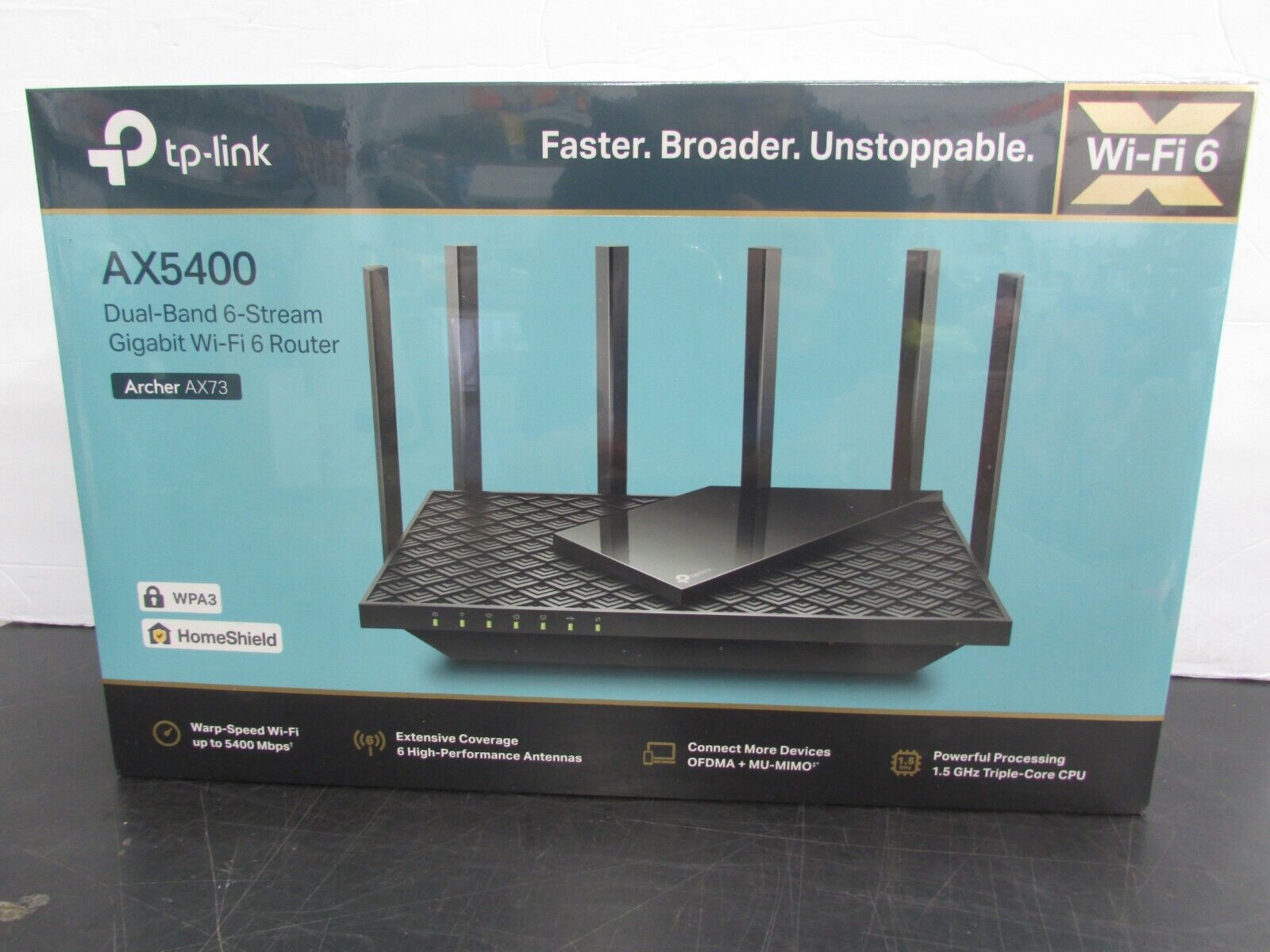 ROUTER Tp-Link Archer AX5400 6-Stream Gigabit Wi-Fi 6 Router Dual Band *NEW*