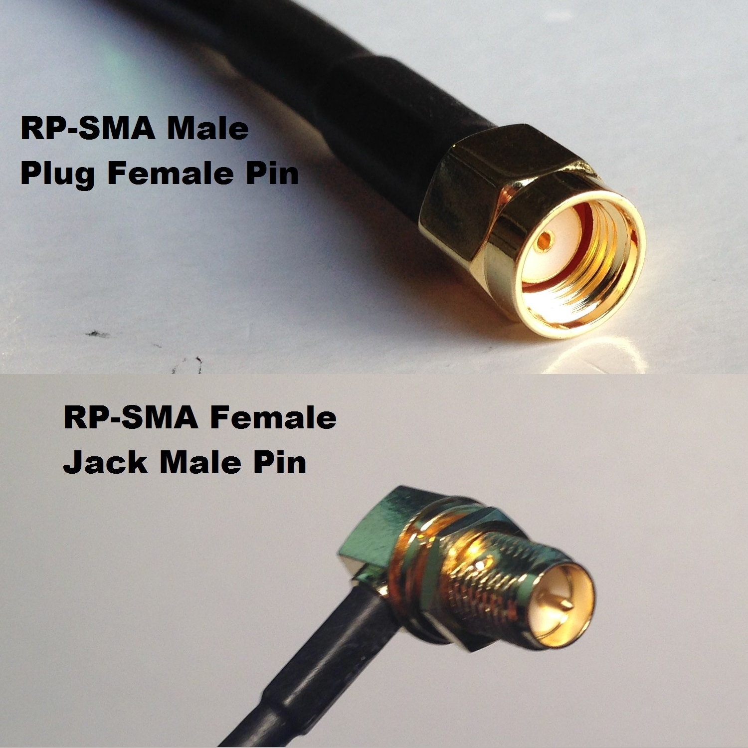 RG316 RP-SMA MALE to RP-SMA FEMALE ANGLE Coaxial RF Cable USA-US