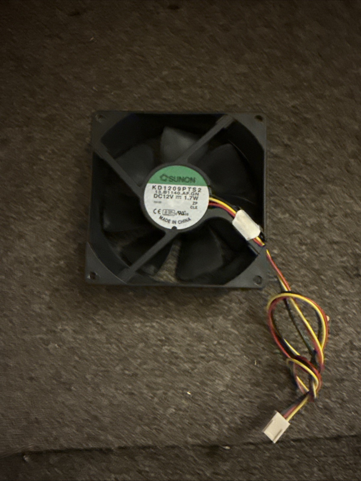 1PC KD1209PTS2 12V 1.7W 9CM 90*90*25MM 3Pin Cooling Fan