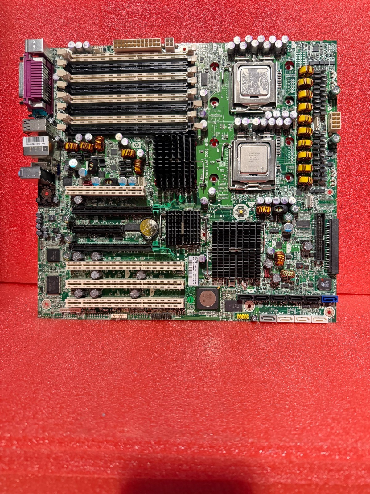 HP XW8400 Workstation Motherboard 442028-001  xeon 5160 X 2