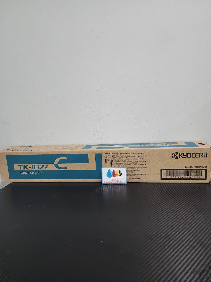 Kyocera TK-8327C TK8327C Cyan Toner Cartridge