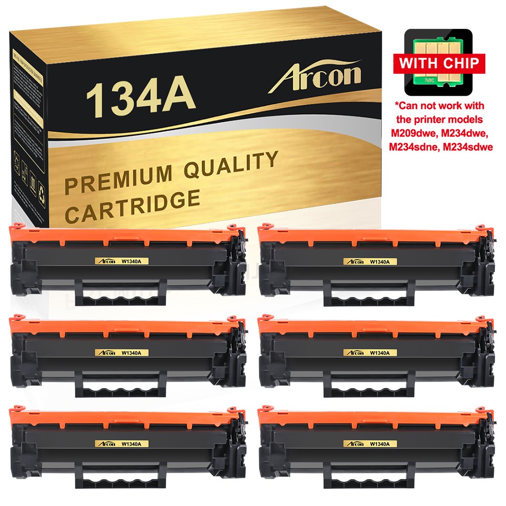 6PK 134A W1340A With Chip Toner Cartridge for HP M209dw M209dw Print