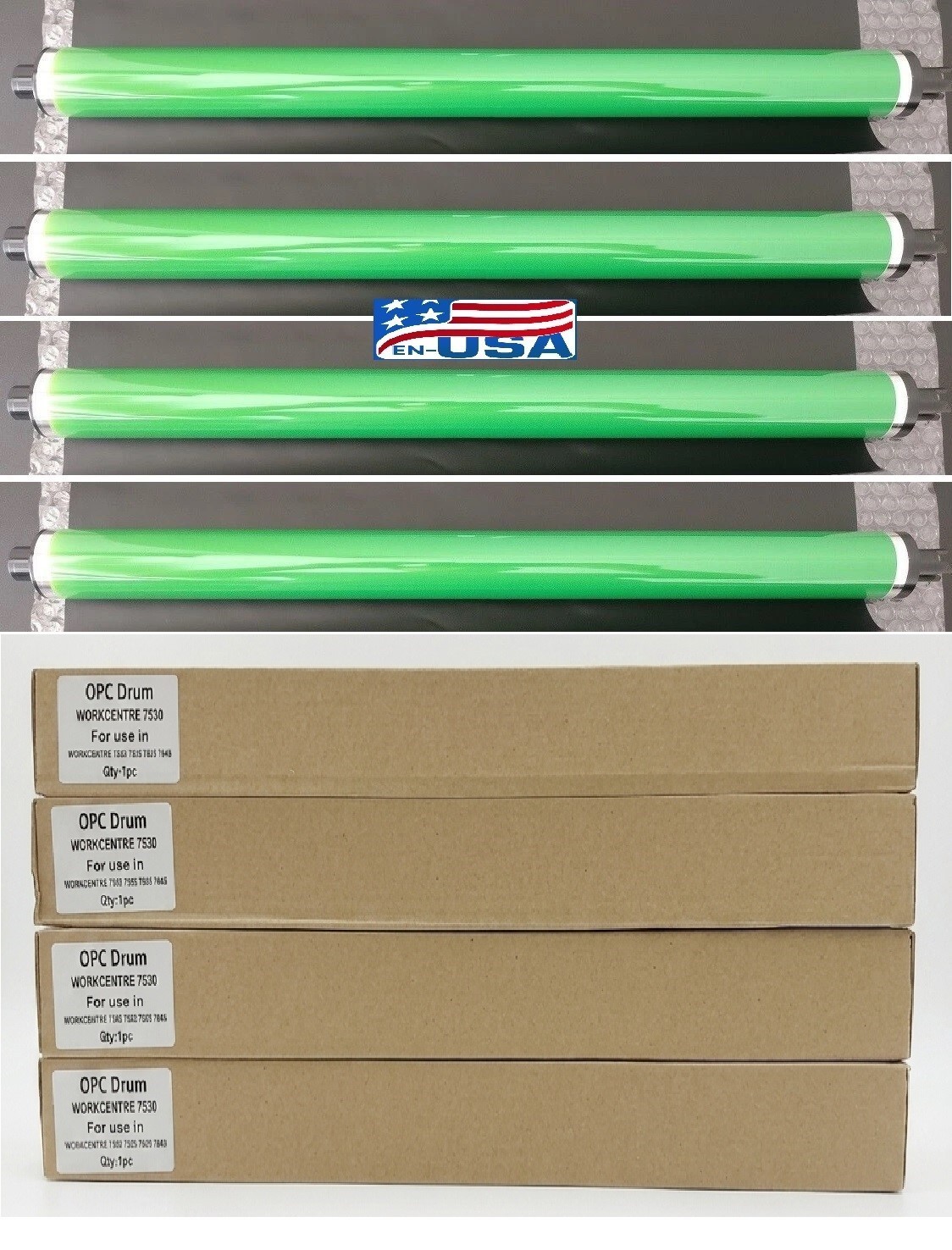 4 OPC Drum for Xerox 7500 7525 7530 7535 7545 7556 7800 7830 7835 7845 7855 8035