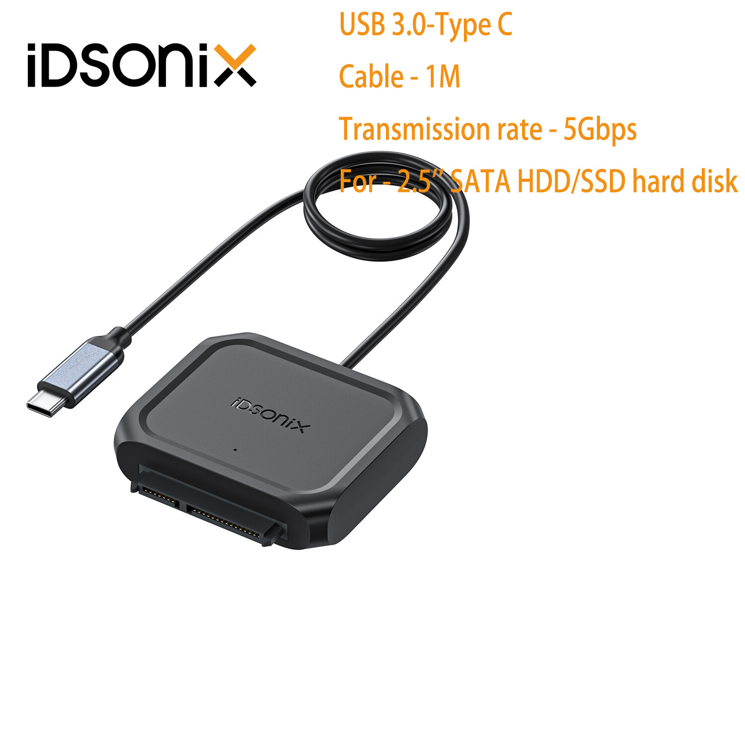IDsonix USB3.0 to 2.5'' SATA Hard Drive Adapter Cable UASP Converter For SSD HDD