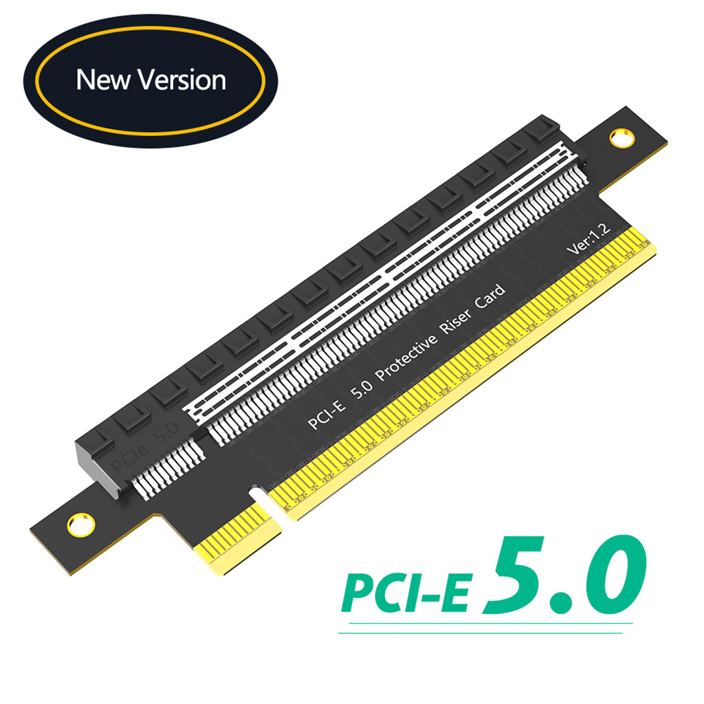 PCE-E 5.0 Protective Riser Card PCI-E 16X 5.0 PCI Express Riser Card Adapter