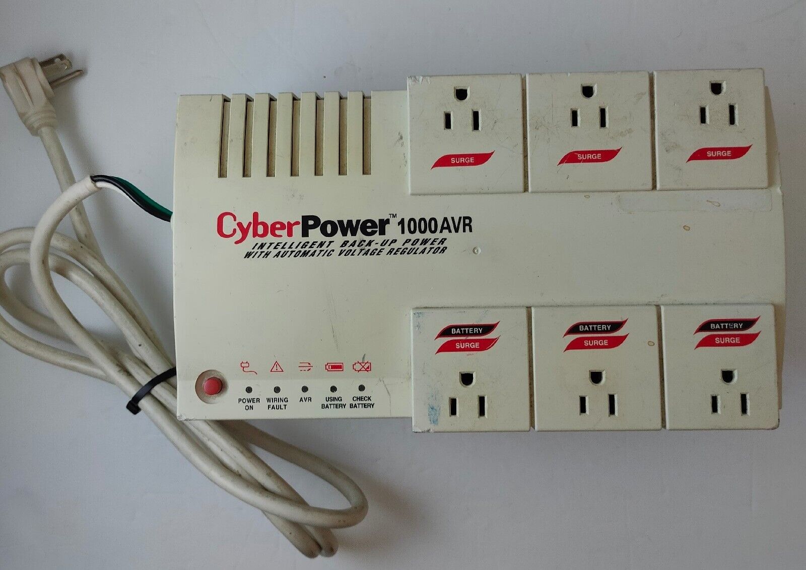 Cyberpower CPS1000AVR Intelligent Back-Up Power Automatic Voltage Regulat TESTED