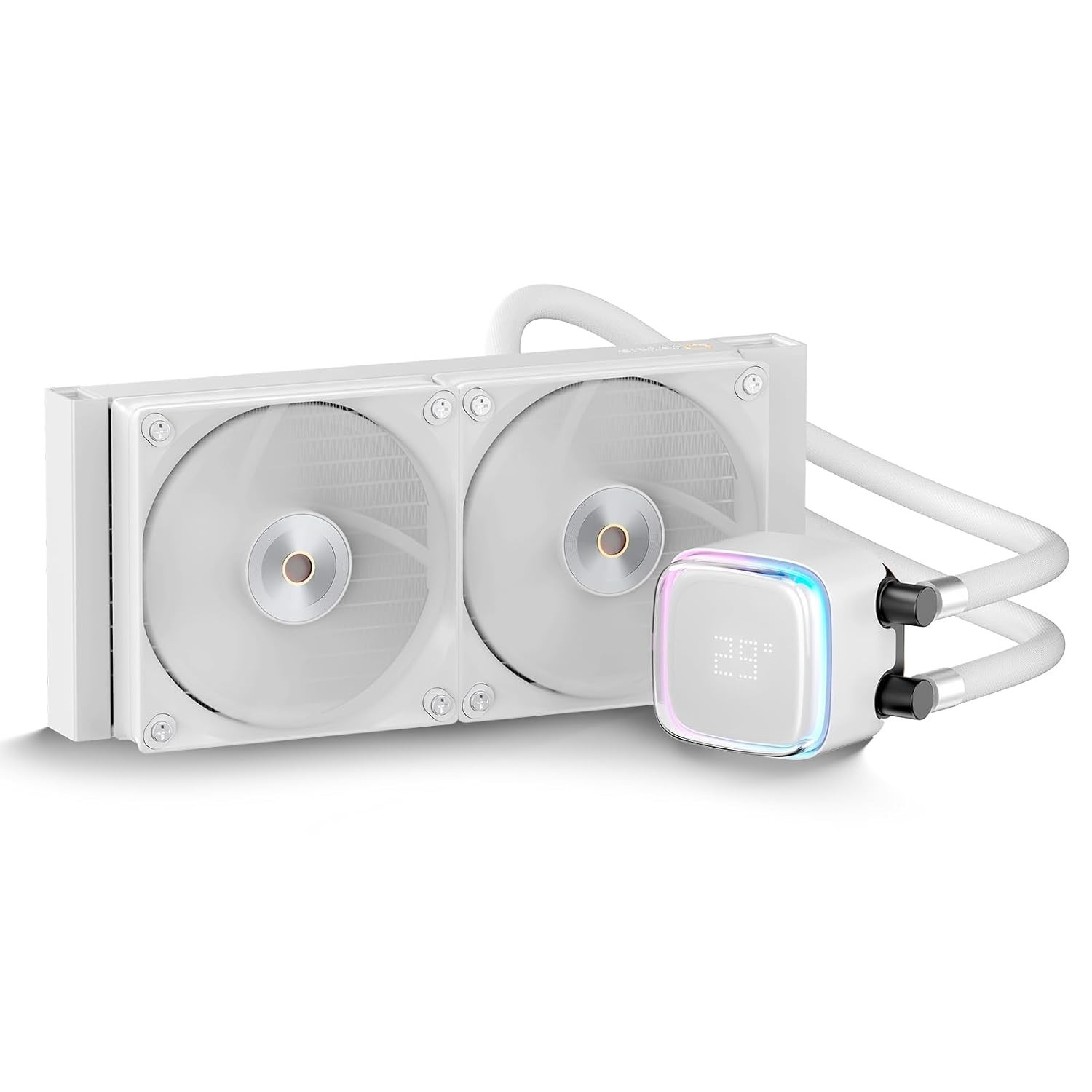 Iota L24 CPU Liquid Cooler with Digital Display,240MM AIO Water CPU Cooler -A053