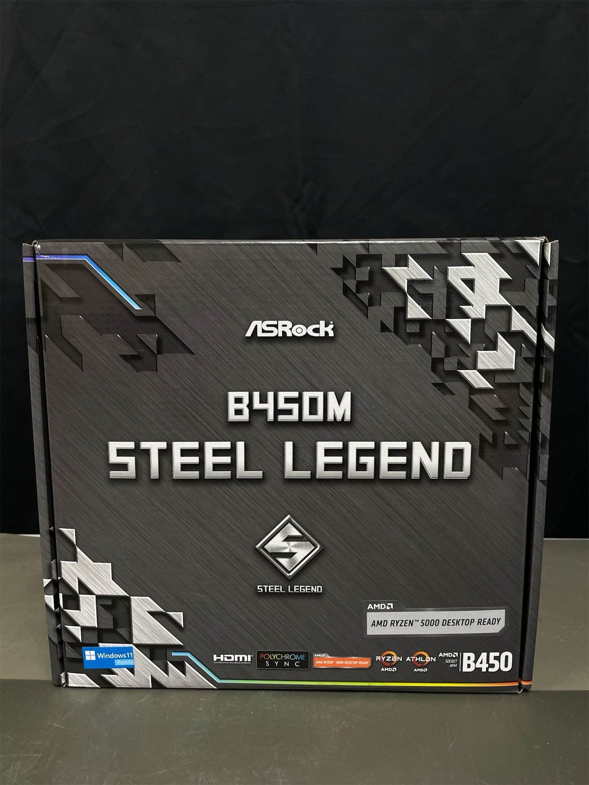 ASRock B450M STEEL LEGEND Socket AM4/ AMD Promontory B450/ DDR4/ Quad CrossFireX