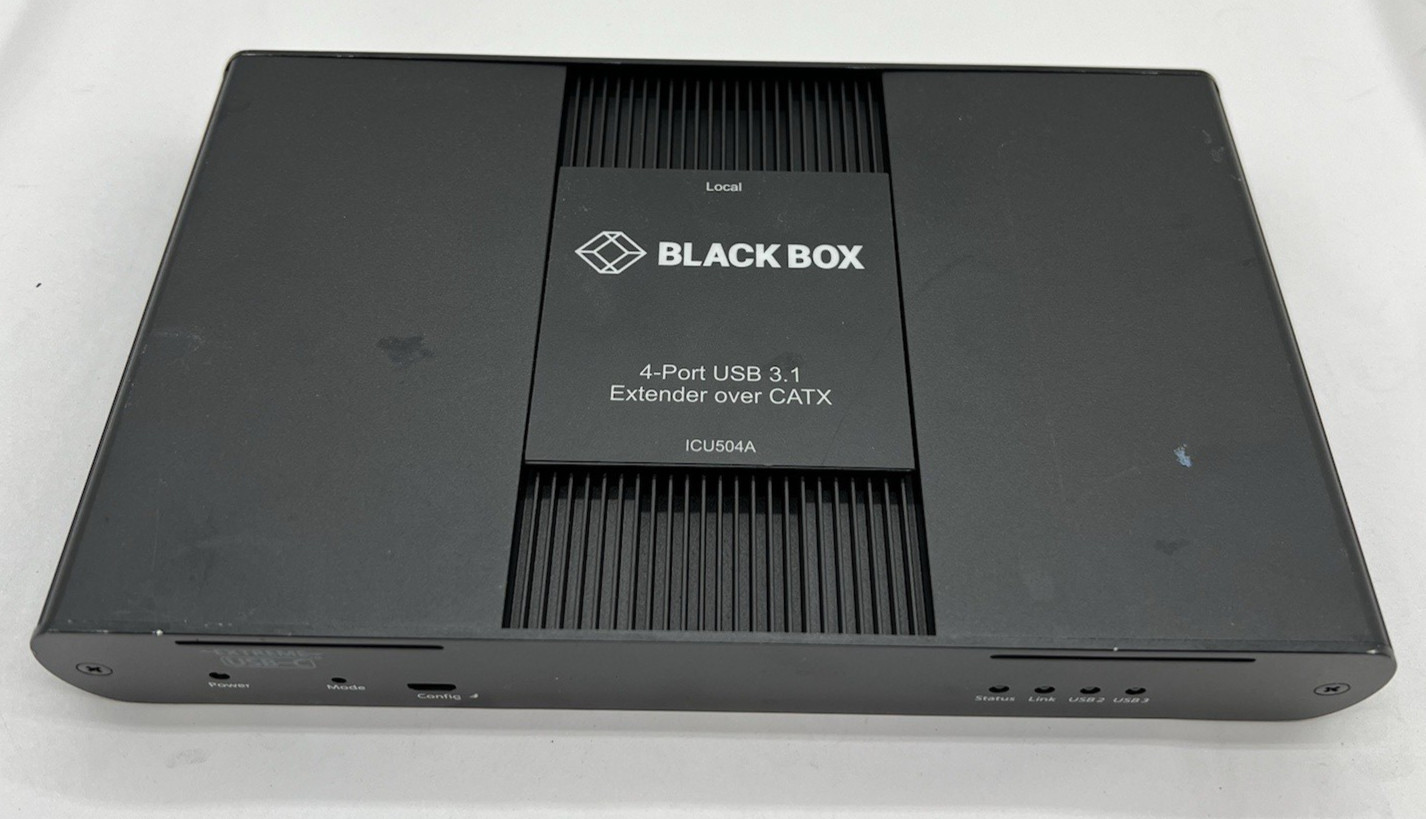 Black Box ICU504A 4-Port USB 3.1 Extender over CATX (Local)