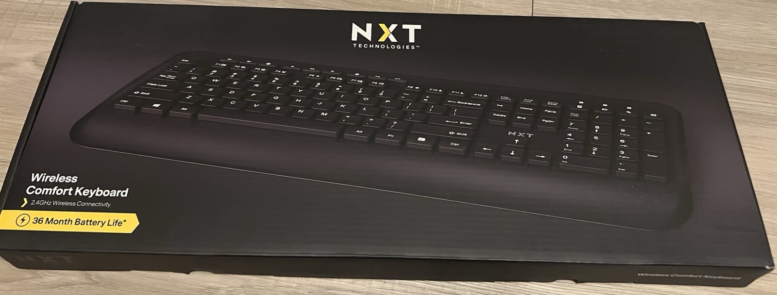 NEW NXT Technologies™ Wireless Comfort Keyboard, Black (NX60881)