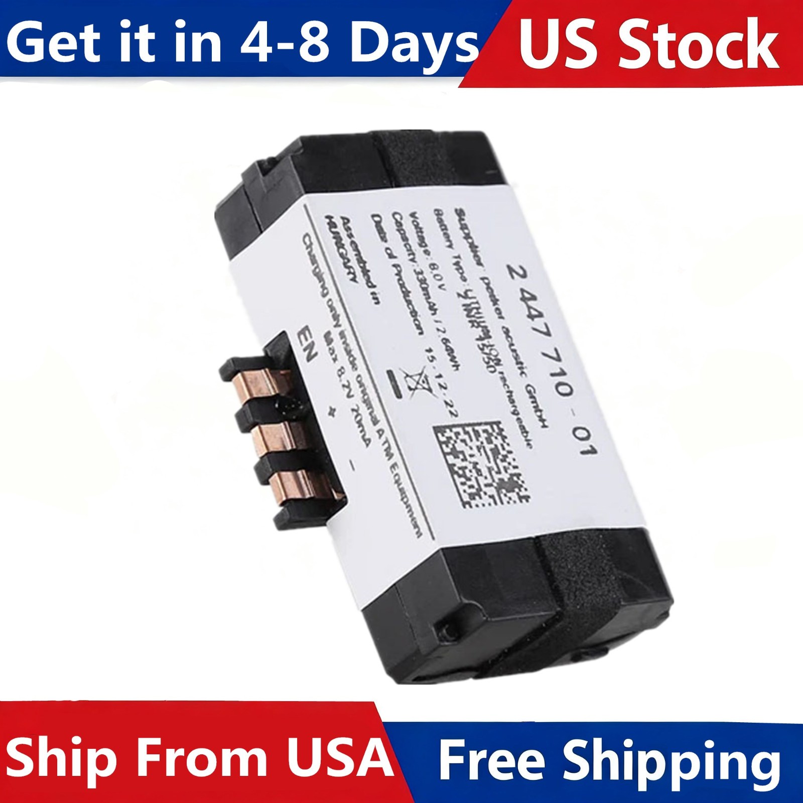 New 84102447710 Emergency Car Battery for BMW F20 F21 F30 F31 G20 G21 G30