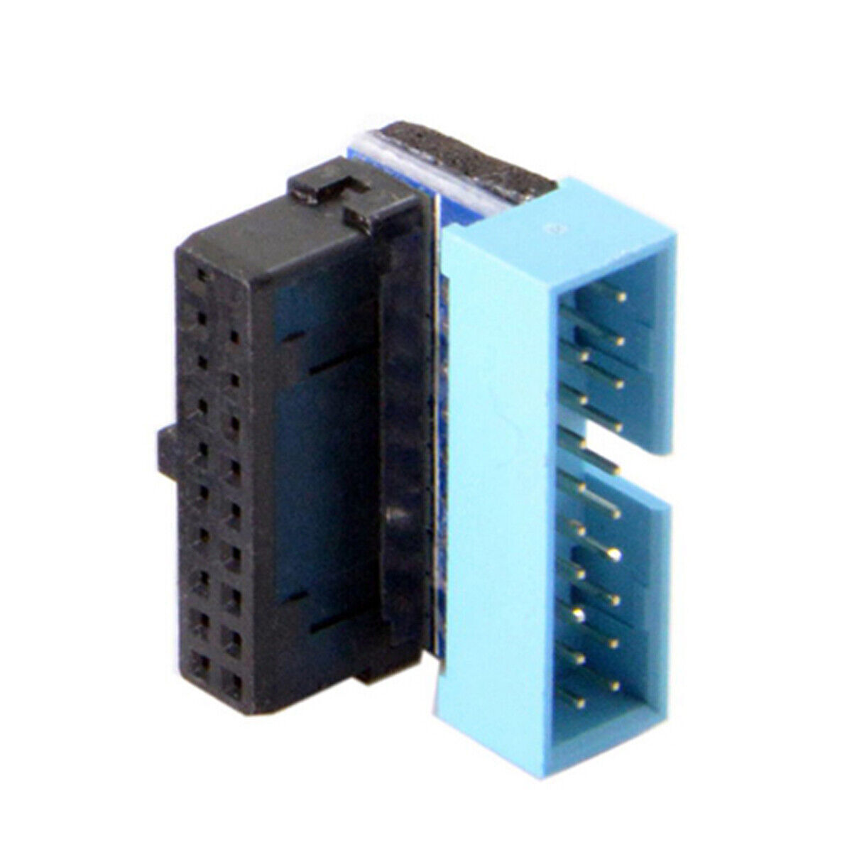 NFHK 90 Degree USB 3.0 20pin Male to Female Extension Adapter Up Down 5Gbps