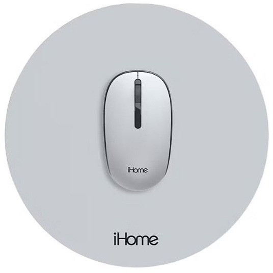 iHome 2.4G Wireless Mouse with Mousepad Bundle Grey 2IHMS2266G0L2