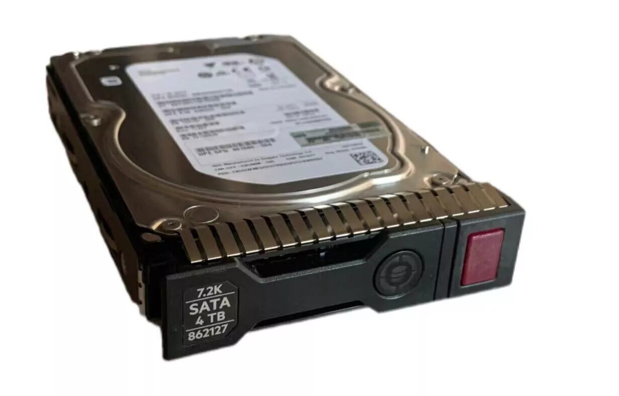 FOR HPE 4TB 861678-B21 862127-001 SATA 6Gb MDL 7.2K RPM LFF 3.5" SC HARD DRIVES